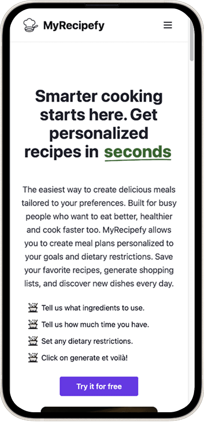 AI food plate